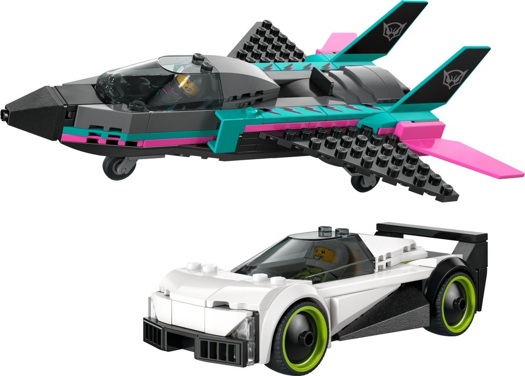 [LEG60489] LEGO CITY - LE JET CONTRE LA VOITURE 60489 J26 SAJOU lego