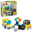 LEGO DUPLO MA VILLE 10475 - LES VEHICULES DE CHANTIER 3-EN-1 J26 SAJOU