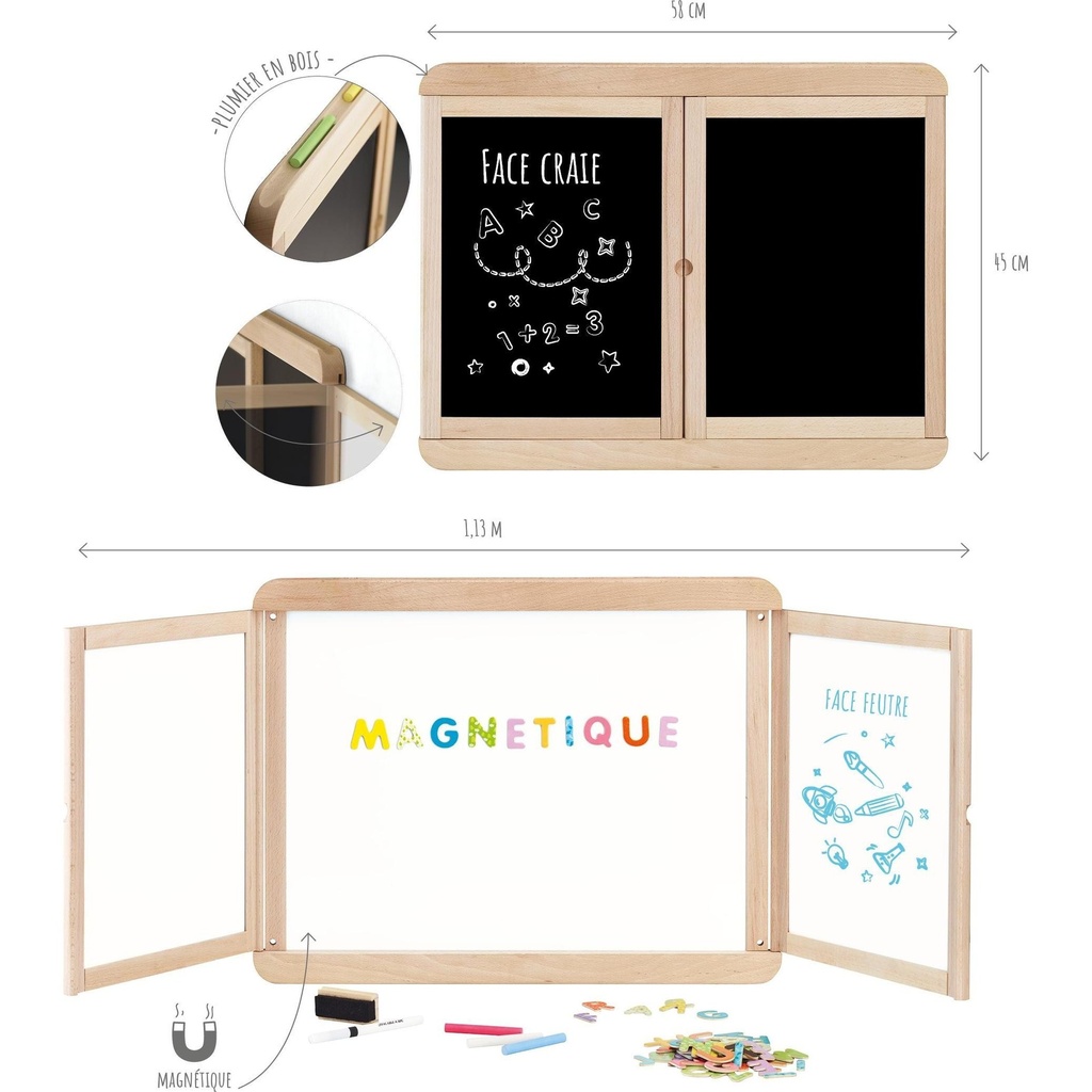 TABLEAU MURAL TRIPTYQUE 8807 
