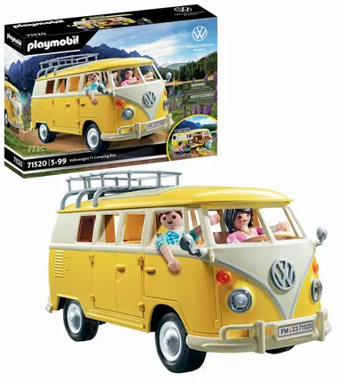 [PLA71520] VOLKSWAGEN T1 COMBI JAUNE 71520 J26 SAJOU playmobil