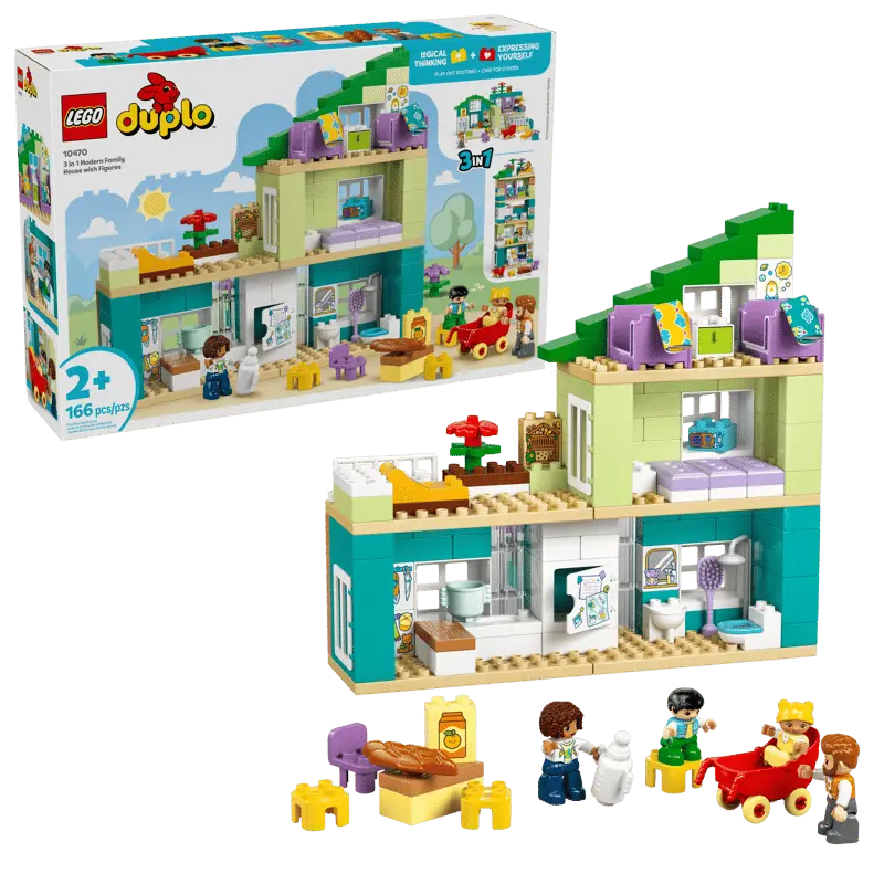 LA MAISON FAMILIALE MODERNE 3EN1 J26 LEGO