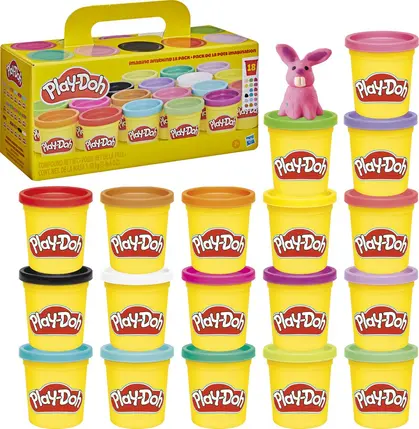 PLAY DOH PACK DE 18 POTS GO5225L2 J26 SAJOU