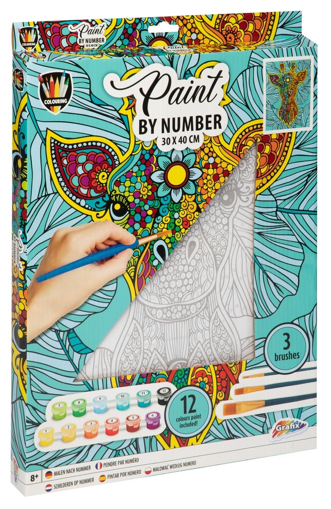 KIT PEINTURE NUMERO SUR TOILE