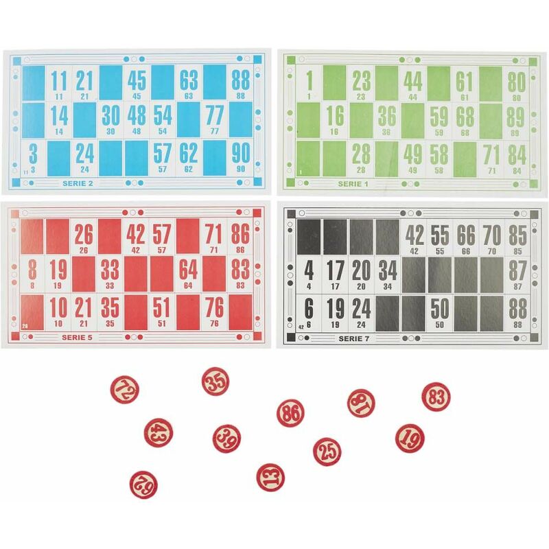 Mister Gadget - Jeu De Loto 48 Grilles 90 Jetons MG3309