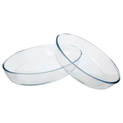 [JJA118532] PLAT OVAL VERRE *2   118532