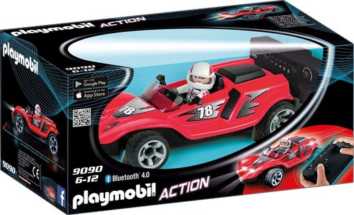 [218771PLA] VOITURE COURSE ROUGE RC 9090 playmobil