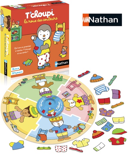 [221474DIS] T CHOUPI LA ROUE DES COULEURS 31551 