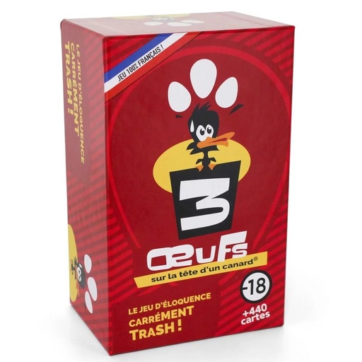 [CAR130010929] 3 OEUFS SUR LA TETE CANARD 130010929