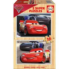 [EDU17172] PUZZLE CARS 2*16  17172