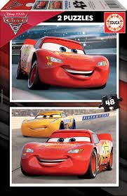 [EDU17177] PUZZLE 2*48P CARS3 17177