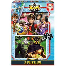 [EDU17733] PUZZLE 2*48P ZAK STORM 17733