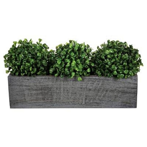 [JJA116295] CENTRE TABLE BOULE BUIS*3  116295