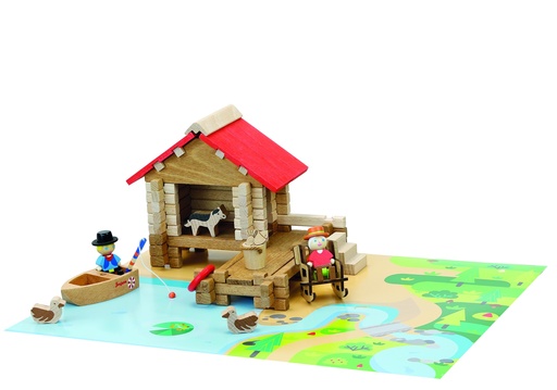 [221334JEU] LA CABANE DE PECHE - 90 PIECES  8219  