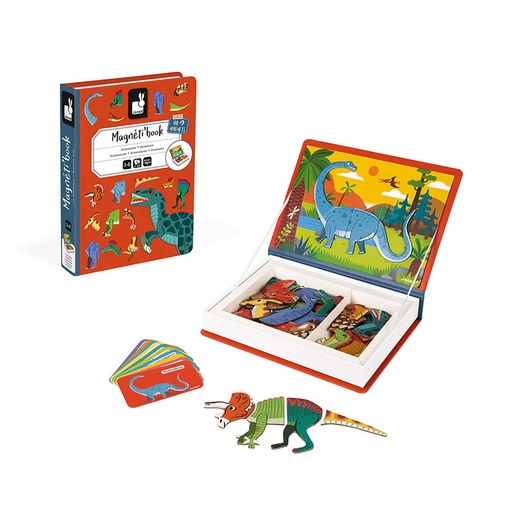 [224319JUR] MAGNETI'BOOK DINOSAURES   J02590   J24