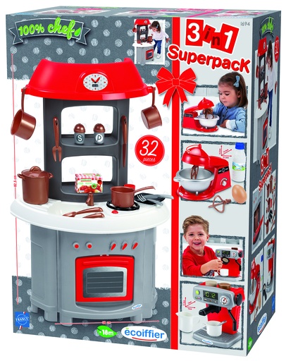 [221549ECO] Super Pack cuisine 3 en 1   1694  