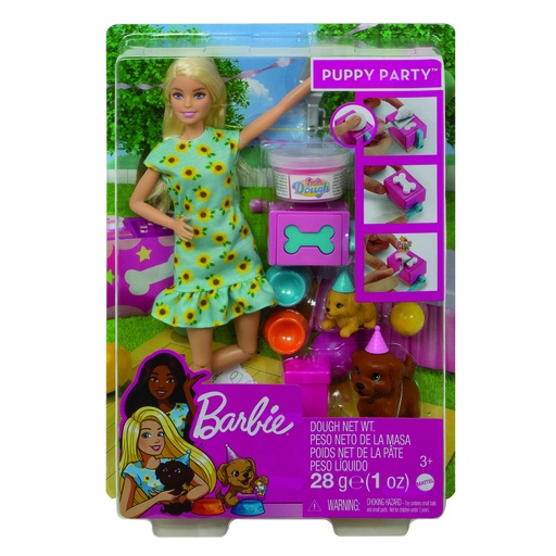 [221621MAT] COFFRET BARBIE ANNIVERSAIRE DES CHIENS  GXV75  
