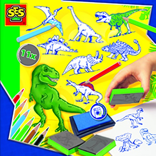 [221737SES] Kit de tampons dinosaures  14919  