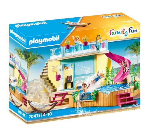 [221782PLA] BUNGALOW AVEC PISCINE  70435   playmobil