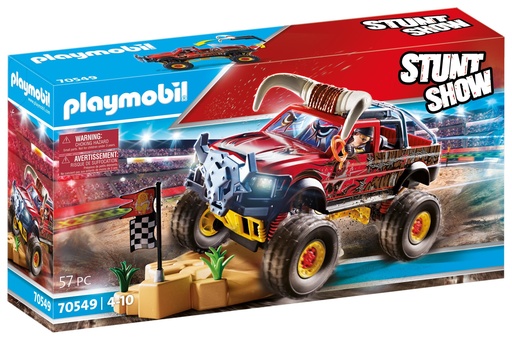[221794PLA] STUNTSHOW 4 X 4 DE CASCADE TAUREAU  70549   playmobil