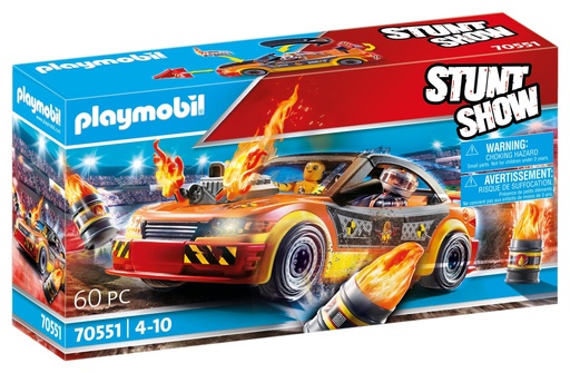 [222795pla] STUNTSHOW VOIT.CRASH TEST  70551   playmobil