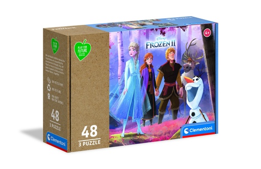 [2211066CLE]  PUZZLE 3x48 pièces  25255  