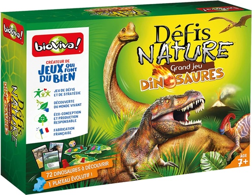 [BIO201056] DÉFIS NATURE GRAND JEU DINOSAURES 201056   