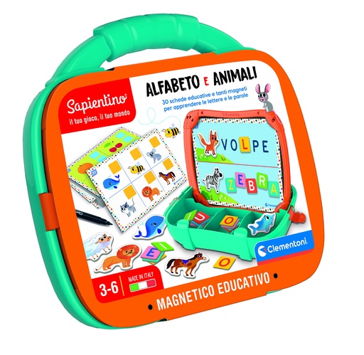 [224415CLE] Mallette Lettres & Animaux magnétiques 52675 J24