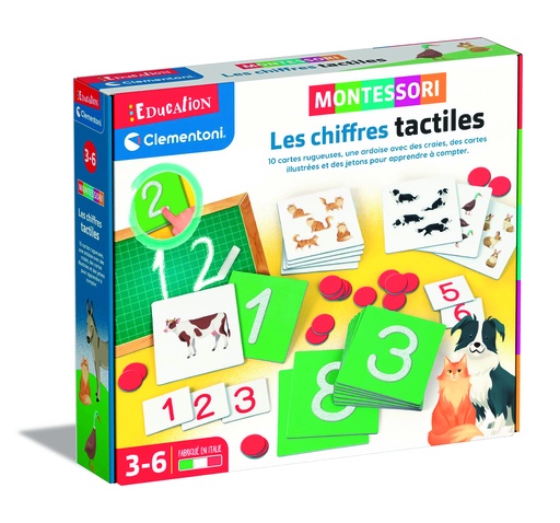 [222427CLE] Les chiffres tactiles - Montessori 52616 