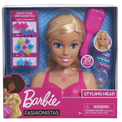 [223617gio] Barbie - Tête à coiffer - Basic BAR28 J23