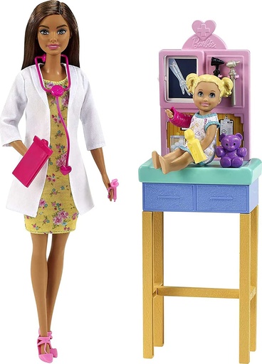 [222609MAT] BARBIE COFFRET DOCTEUR (BRUNE) GTN52 