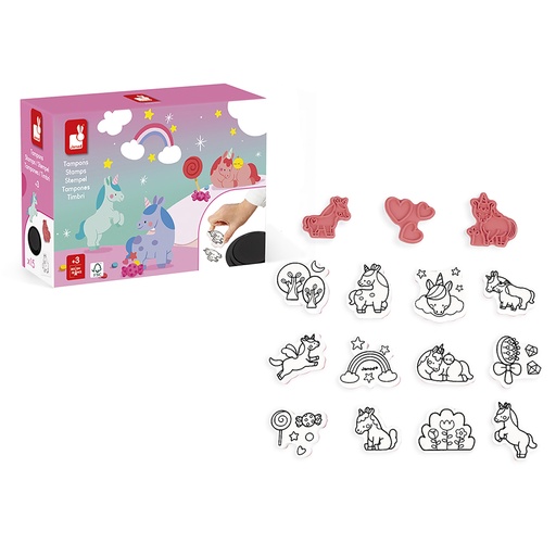 [222700JUR] TAMPONS ANIMAUX LES LICORNES J07722