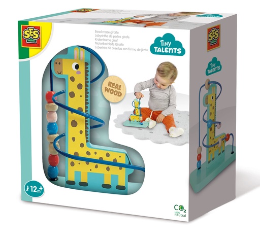 [222188SES] Labyrinthe de perles girafe 13119 
