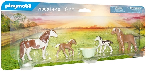[223770pla] 2 poneys islandais et poulains - Playmobil 71000 J23 