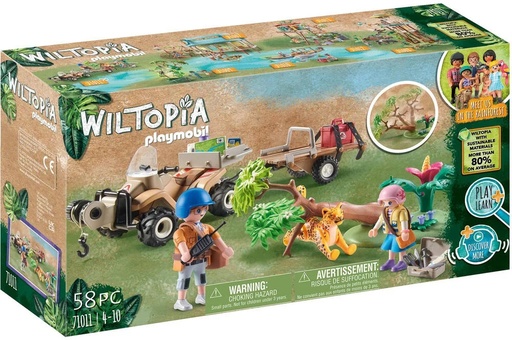 [223766PLA] QUAD DE SECOURS POUR ANIMAUX 71011  J23 playmobil