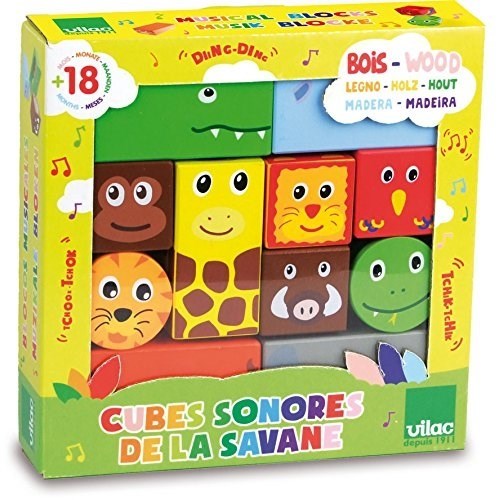 [VIL2101] CUBES SONORES DE LA SAVANE 2101   J24 SAJOU