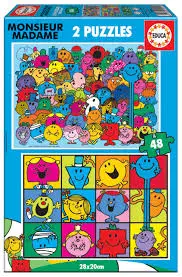 [EDU19402] PUZZLE 2*48 MONSIEUR MADAME 19402