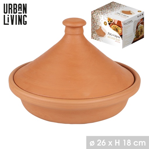 [FOR53939] TERRACOTTA PLAT TAJINE EN TERRE 53939