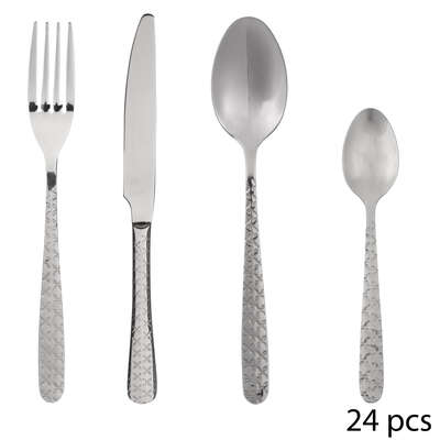 [JJA147810] MENAGERE INOX 24P FLORA