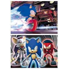 [EDU19629] PUZZLE 2*100P SONIC PRIME NEON 19629