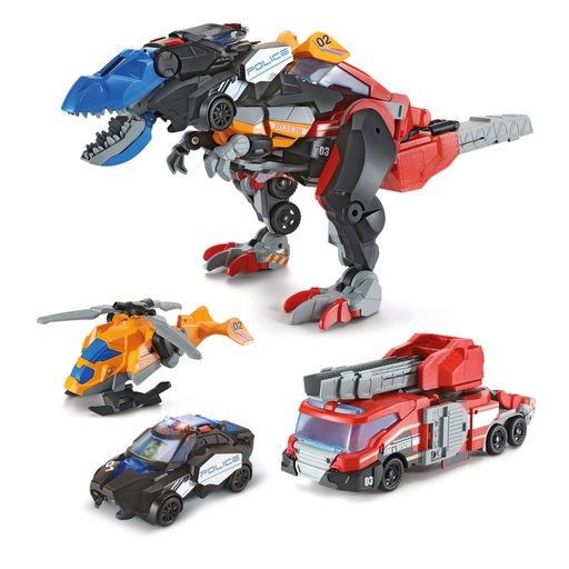 [VTE549505] Switch & Go Combo - Trio, le méga T-Rex SOS 3 en 1 549505  J24 SAJOU VTECH