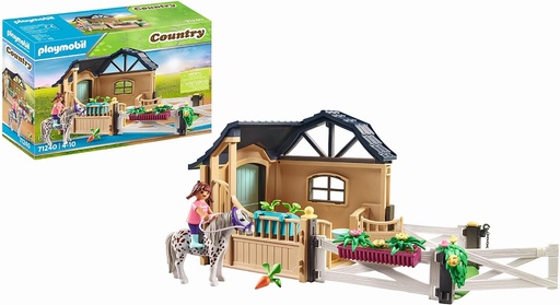 [223771PLA] extension box avec cheval 71240  J23 playmobil
