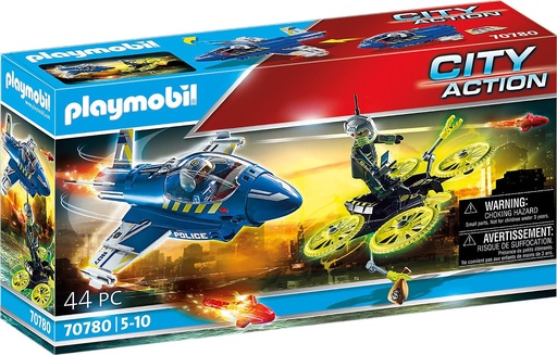 [223795PLA] jet de police et drone 70780  J23 playmobil