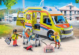 [225795PLA] AMBULANCE AVEC EFFETS LUMINEUX ET SONORE 71202 J25 