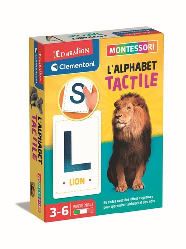 [223429CLE] L'alphabet tactile - Montessori 52708  J23