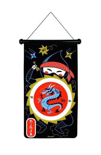 [2231085JUR] JEU DE FLECHETTES MAGNETIQUES - NINJA J02089  J23