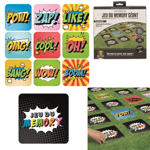 [2231094CMP] JEU DU MEMORY GEANT 30 CARTES M18 EA0002  J23