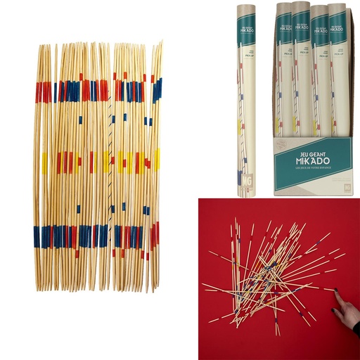 [2231105CMP] MIKADO GEANT 41 PIECES EN BOIS M24 MG20321  J23