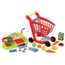 [ECO1238] CHARIOT SUPERMARCHÉ + CAISSE 1238 J24 SAJOU