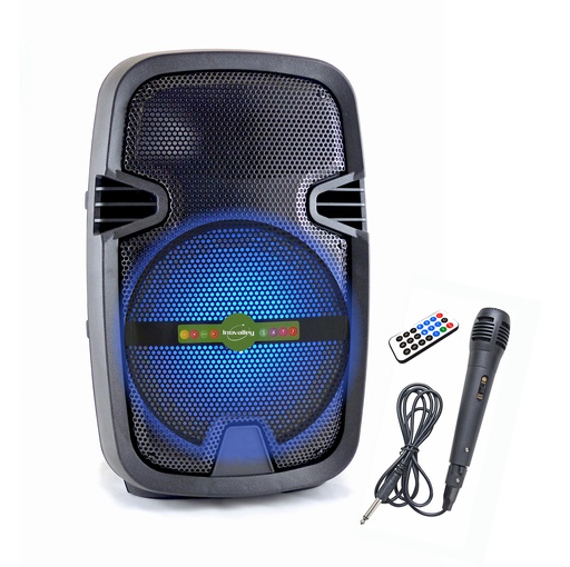 [2241237INO] SPEAKER BLUETOOTH LUMINEUX+ MICRO  39CM KA17-N  J24