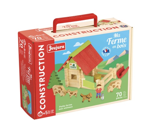 [223335JEU] PETITE FERME AVEC ANIMAUX - 70 PIECES 8051  J23